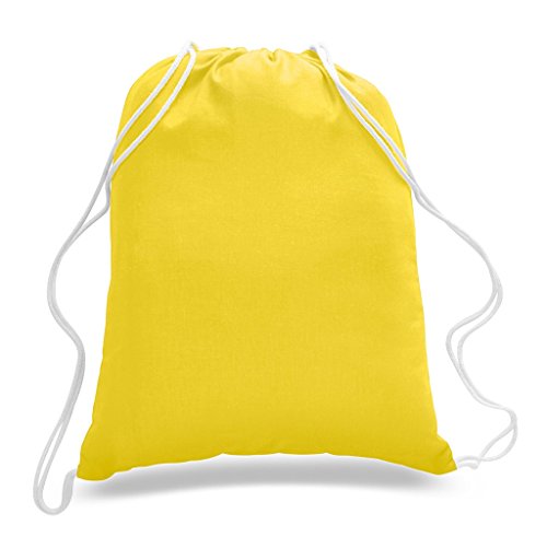Cotton Drawstring Backpack – 100% Cotton, 14x18 Inch, 24 Color Options, Multipurpose Bag For Art, Crafts & Everyday Use
