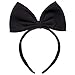 Cute Big Bowknot Alice Headband For Little Girls Dress Up Birthday Party,Halloween,Christmas(Black)
