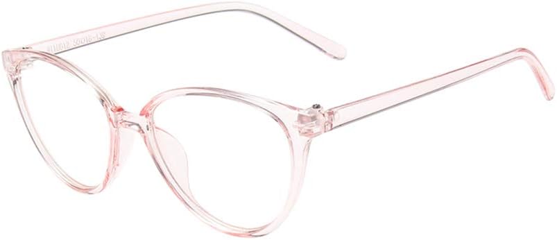 Zhuhaixmy Anti UV Glare Glasses,Blue Light Filter Computer Video Cat Eye Frame Retro Eyeglasses