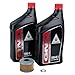 Tusk 4-Stroke Oil Change Kit Pro-Honda GN4 10W-40 - Fits: Honda TRX 400X 2009