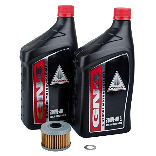 Tusk 4-Stroke Oil Change Kit Pro-Honda GN4 10W-40 - Fits: Honda TRX 400X 2009