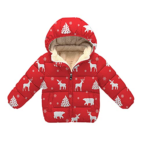 Toddler Baby Hooded Down Jacket Boys Girls Kids Thicken Warm