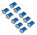 Cutequeen 10pcs LED Car Lights Bulb Blue T10 3528 4-smd 194 168 (Pack of 10)
