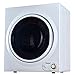 Panda 3.75 cu.ft Compact Laundry Dryer, 13.2lbs Capacity, Control Panel Downside, PAN760SF White and Black primary