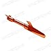 NICECNC Orange Rear CNC Aluminum Chain Guard Cover Protector for RC 125/200/390 2014 2015 2016,Duke 125/200/390 2013-2016