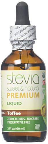 ANUMED INTERNATIONAL Toffee Stevia Liquid, 0.02 Pound