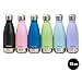 MIRA 12 oz Insulated Water Bottle - Slim Stainless Steel Cola Shape Thermos - Double Wall Hot & Cold Flask (24Hr Cold/12Hr Hot) - Cactus Green