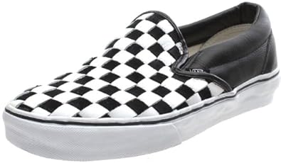 vans woven checkerboard
