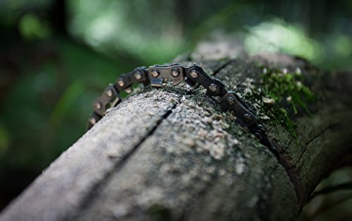 Mehr Biss mit 33 Zähnen aus Carbonstahl - Nature is Adventure Handkettensäge inkl. Gürteltasche - Premium Survival Ast-Säge Gartensäge für Camping, Garten & Outdoor-Zubehör – Bild 6