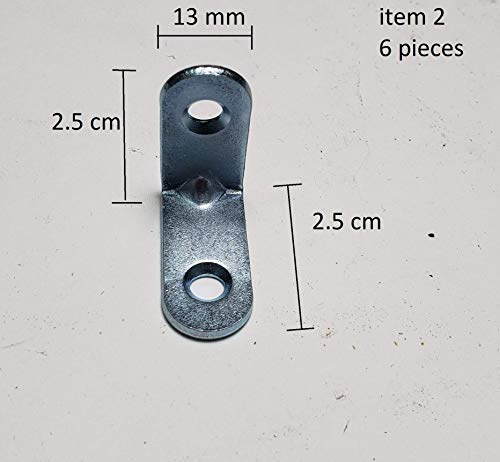 True Choice Stores Waterbed Bracket Hardware Kit for Hardside Wood Waterbed Frames - Cal King, Queen and Super Single Size