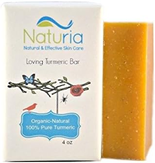 Naturia Loving Turmeric Body Bar with 100% Pure Turmeric. No Artificial Color or Fragrance