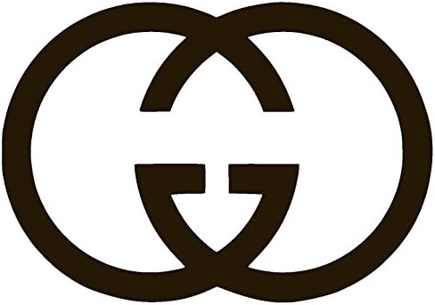 GUCCl Vinyl Sticker Decal (3" x 2.1", Black)