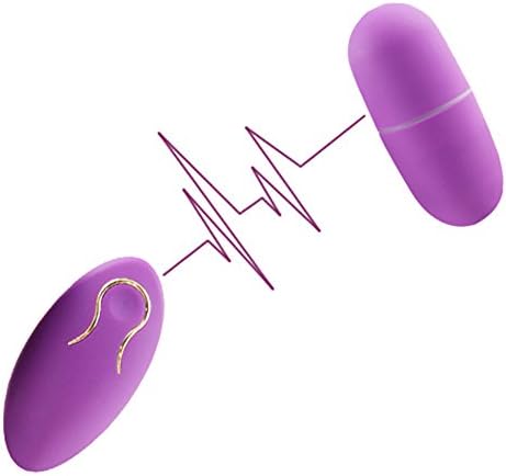 Bullet egg Vibrating Massagers ,Rechargeable and Noiceless Vibe Massager, Wireless Remote Cotroller and Silicone Exercise Balls, 10 pulsating Modes