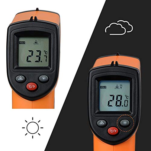 Onewell Infrared Thermometer,Digital Temperature Gun Non-Contact IR Thermometer -50 to 380℃(-58 to 716℉) - Thumbnail 3