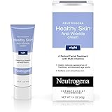 Neutrogena Healthy Skin Anti-Wrinkle Retinol Night Cream Treatment with combination of Pro-Vitamins B5, Vitamin E and Special Moisturizers, 1.4 oz