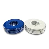 4 Blue/4 White Powder Coated Replacement 2-1/2 Washer Toss Pitching Game Washers - High Gloss!