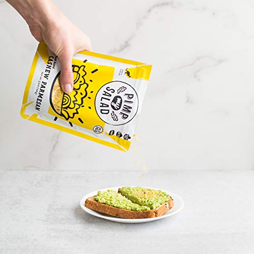 PIMP MY SALAD Cashew Parmesan Cheese | Keto Dairy Free Cashew Grated Cheese | Vegan Parmesan | Gluten Free Vegan Cheese… - Image 4