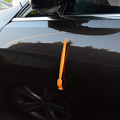 Gomake Upgrade Magnet Vinyl Car Wrapping Micro Squeegee Curves Slot Tint Tool Set - 2 Terminals Shapes - for Installing Vehicle Wraps and Auto Stickers