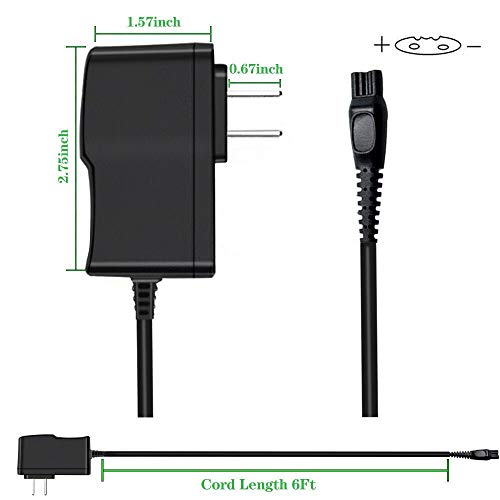 5 Charger+Philips+Norelco+HQ8505+Electric+Multigroom+Power+Supply