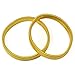 Topro Pair of Shirt Sleeve Holders Metal Arm Bands Garter Elasticated Clolor Gold