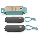 PURGGO Bamboo Charcoal Shoe Deodorizer Air Purifying Bag - Natural Odor Eliminator - Last 365+ Days - No Chemicals - Air Freshener for Shoes and Closet - Remove Odor Naturally - [2 Pack] [Gray]