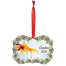 Comet Goldfish Christmas Ornament 2024