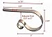 Haute Decor The Original MantleClip stocking holder, 4 Pack - Brushed Nickel