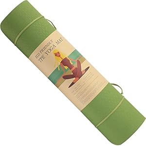 Dmygo Yoga Mat Non-Slip Exercise Mats 8 mm Thick TPE Material Yoga Mats for women Gym Mat for men Home Pilates Fitness Mat & Travel Training Mats