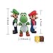 HXDZFX 9 PCS Mario and Luigi Toys Figurines - Super Mario Action Figures Toys - Yoshi & Mario Bros - Mario Toy for Boys - Premium Mario Cake Toppers Decoration