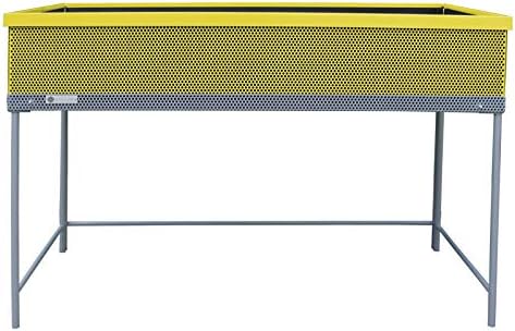 Huerto urbano de metal Green Passion 120x57x80 cm.Color amarillo ...