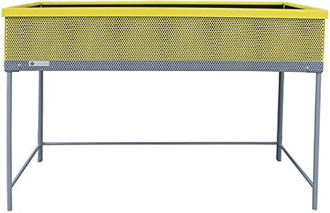 Huerto urbano de metal Green Passion 120x57x80 cm.Color amarillo ...