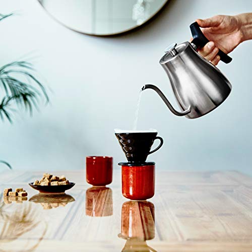 Uno Casa Gooseneck Kettle for Stove Top - Pour Over Kettle with Thermometer for Coffee and Tea