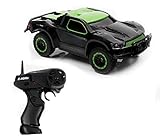 CSFLY Rc Car 2.4Ghz 1:43 Mini Scale Remote Control Electric Racing Car with High Speed and Rechargeable Bttrey for Indoors-Green