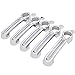 EAG Handle Cover W/O PSG Key Hole Chrome ABS 4 Door Fit for 02-07 Jeep Liberty / 99-04 Grand Cherokee / 02-08 Dodge Ram 1500/03-09 Ram 2500/3500 / 05-10 Dakota / 04-10 Durango