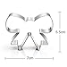 GXHUANG 3.5 inch Bow-knot Cookie Cutters - Stainless Steel