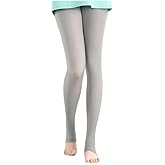 thefancypumpkin FBA Golf Sun Protection Golf Pants Cool Ice Silk Stocking Sport Leggings[Gray/Size L]