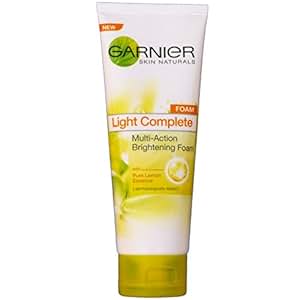 facial foam garnier lemon