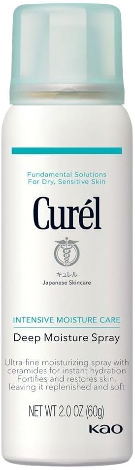 Curél Deep Moisture Mini Spray 60g for Dry Sensitive Skin