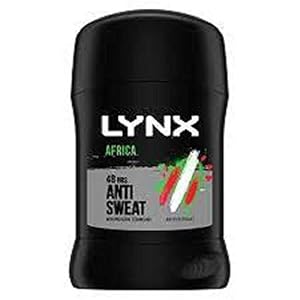 Lynx Africa 48-hour protection against odour and wetness Anti-perspirant Stick deodorant to finish your style 50 ml pack…