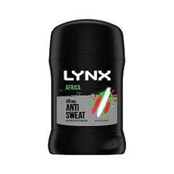 Lynx Africa 48-hour protection against odour and wetness Anti-perspirant Stick deodorant to finish your style 50 ml pack…