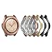 GeeRic Compatible Samsung Galaxy Watch 42mm Case 4 Pack TPU Slim Plated Case Edge-Around Shock-Proof Cover for Galaxy Watch 42mm Smartwatch (Black/Space Gray/Gold/Rose Gold)