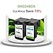 GREENBOX Re-Manufactured Ink Cartridge Replacement for Canon PG-240XL 240 XL CL-241XL 241 XL Used in Canon PIXMA MG3620 MX472 MX452 MG3220 MG3520 MG2220 MX392 MX432 MX512 MG2120 (1 Black 1 Tri-Color)
