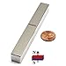 CMS Magnetics Bar Magnets Grade N45 4x1/2x1/2 Inches 1 Ea. Rare Earth Neodymium Magnetic Blocks