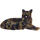 Funny Leopard Cat Hair Clips,Novelty Acetate Hair Clip,Cute Cat Claw Clips for Women