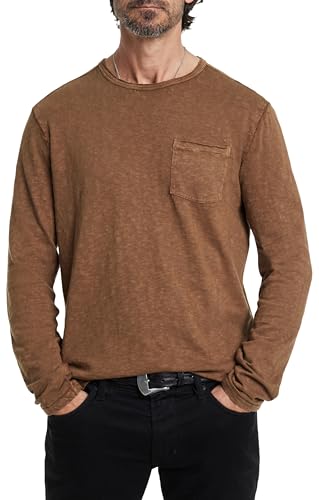 John Varvatos Sid Long Sleeve Tee Chamois XL