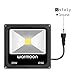 warmoon 20W LED Flood Light Daylight White,100W Halogen Bulb Equivalent Super Bright Work Lights,Outdoor Spotlight IP66 Waterproof Security Lights,Floodlight Landscape Wall Lights
