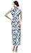 YueLian Women's Long Chinese Style Wedding Dress Qipao Cheongsam Party Dress