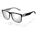 Designer vintage retro oversized men women wayfarer sunglasses mirrored glasses 81016(set)