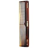 Kent The Handmade Comb - 188 mm Extra Large Coarse and Fine Toothed Comb Hair Brushes