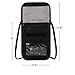 BUBM Unisex Travel Neck Pouch Wallet with RFID Blocking Passport Holder to Keep Your Cash and Documents Safe Black
